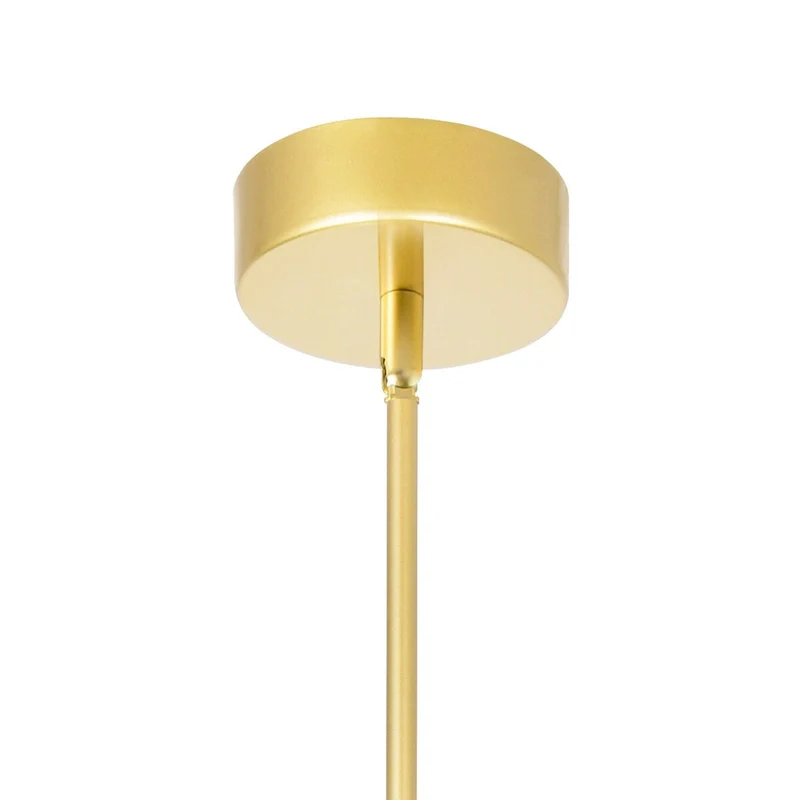 Hoops 1 Light LED Pendant With Satin Gold Finish - Satin Gold