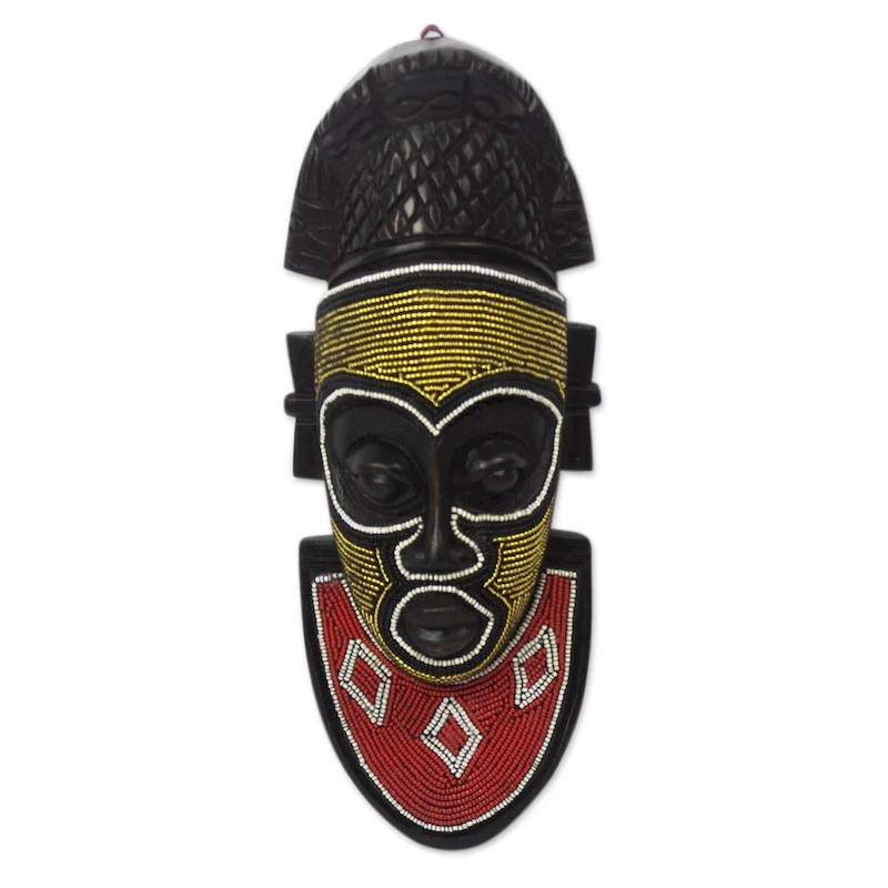 Novica Handmade Festac African Wood Mask