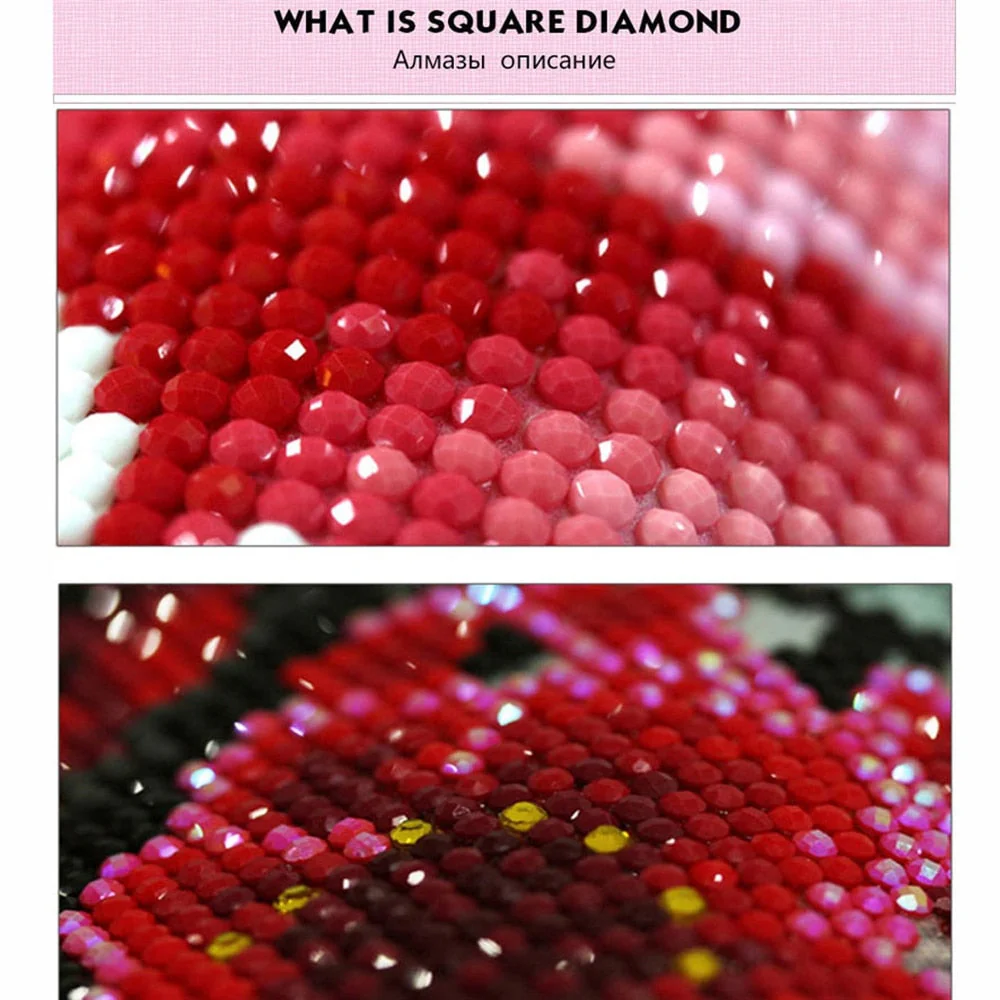 HULIANFU Sunset Scenery DIY 5D Diamond Painting Full Round Drill Mosaic Landscape Diamond Embroidery Picture Rhinestone Home Decor Gift - Deanwangkt