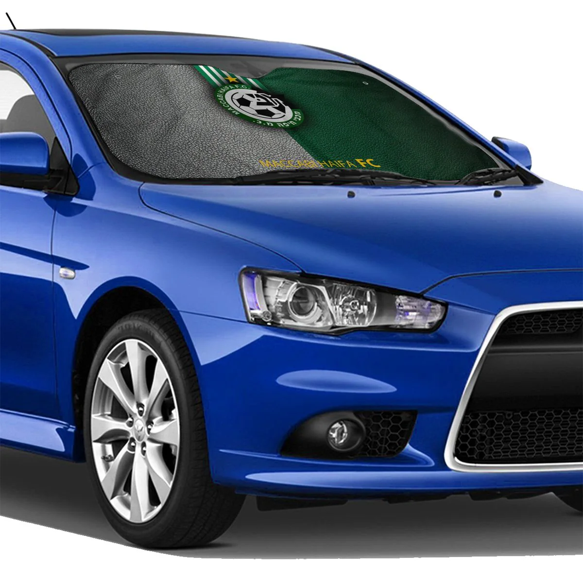 HULIANFU Israel Maccabi Haifa FC Car Windshield Sun Visor Can Effectively Block The Sun For Your Car - Deanwangkt