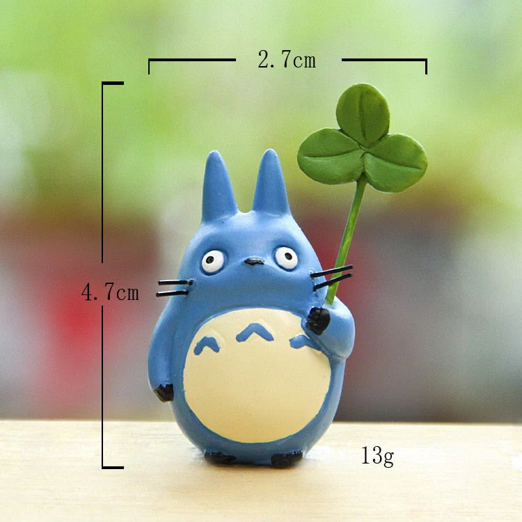 HULIANFU Resin Hayao Miyazaki Totoro Model Figurines Fairy Flower Pot Ornament Miniatures Moss Gnome Decoration Crafts Gifts Home - Deanwangkt