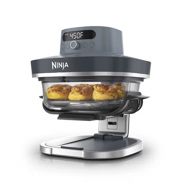 Ninja Crispi Pro 6-in-1 Glass Countertop Air Fryer, Cyberspace