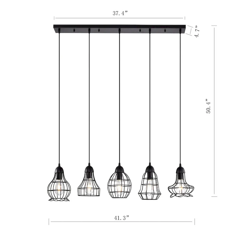 Delia 5-Light Cluster Pendant