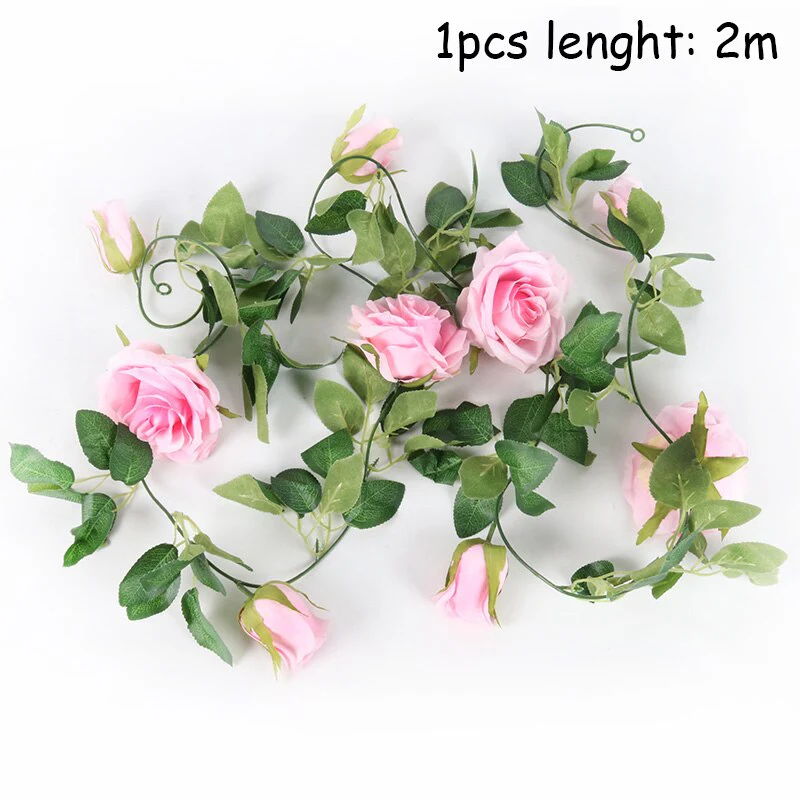 HULIANFU Wedding Decoration 10-40cm Rattan Wreath Metal Hoop Wreath Decor Floral Hoop Christmas Decor for Home Hanging Artificial Flower - Deanwangkt