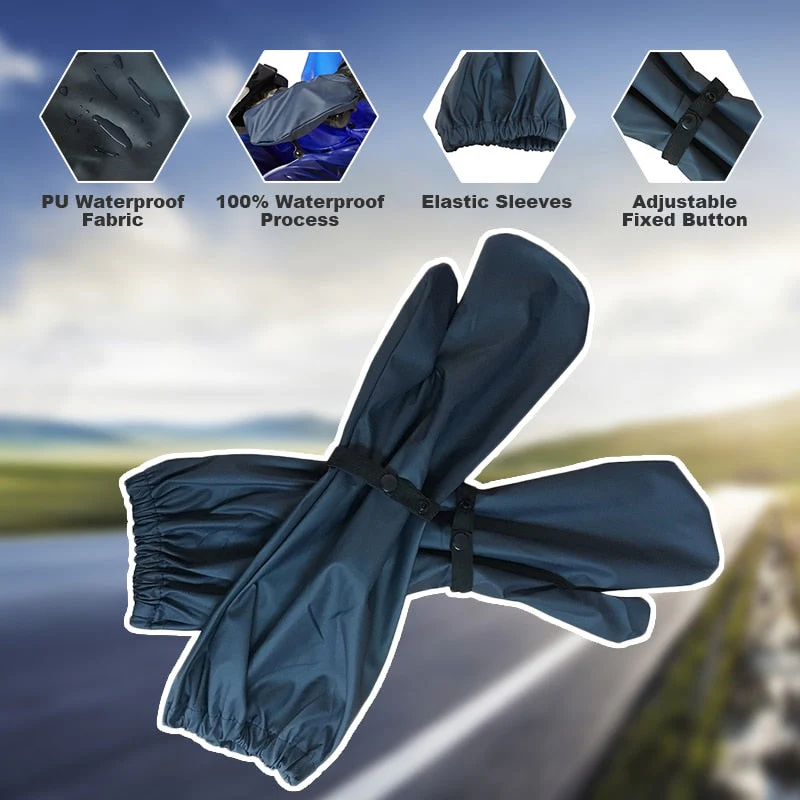 HULIANFU QIAN Impermeable Raincoats Women/Men 100% Waterproof Cycling Long Rain Gloves Rain Coat Rainwear Rain Gear Poncho Accessories - Deanwangkt