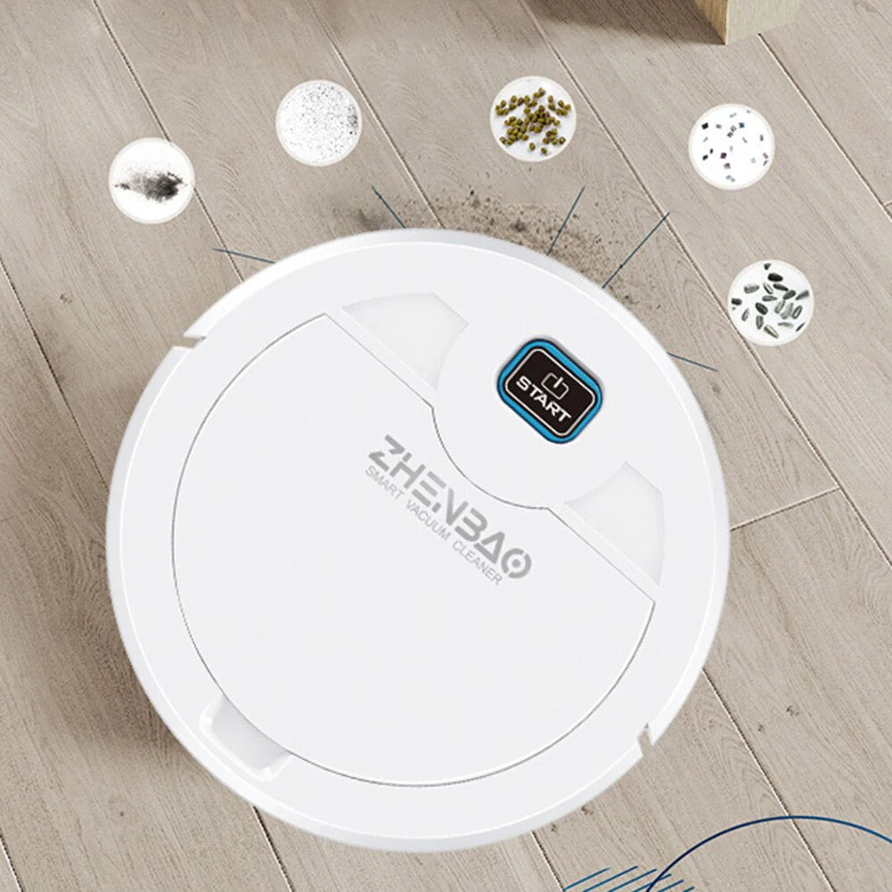 HULIANFU Robot Vacuum Cleaner Intelligent Floor Cleaning Robot Sweeping Machine Smart Home Auto Dust USB Rechargeable Vacuum Cleaner - Deanwangkt