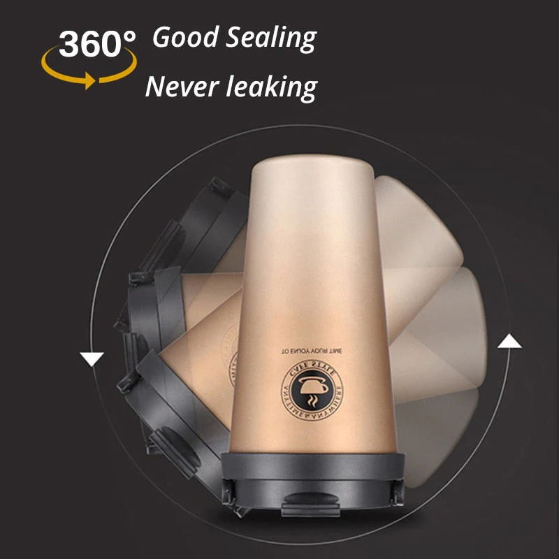 HULIANFU Premium Coffee Thermos bardak Stainless Steel  Mug Vacuum Flask Thermo cup termo cafe thermocouple Water Bottle garrafa termica - Deanwangkt