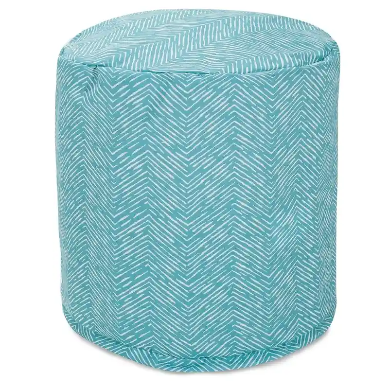 Majestic Home Goods South West Indoor / Outdoor Ottoman Pouf 16 L x 16 W x 17 H