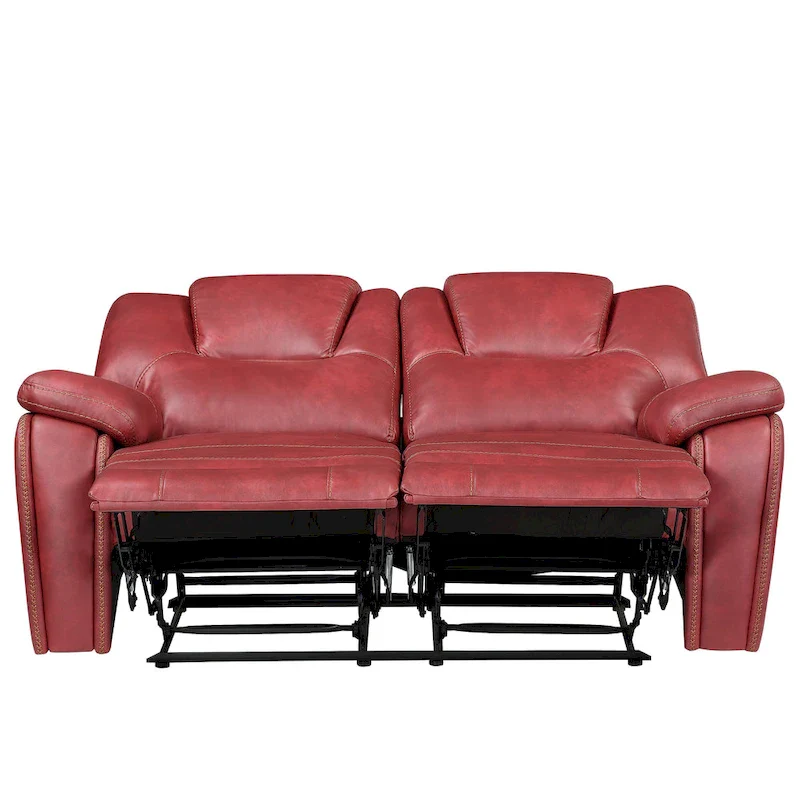 Kameryn Faux Leather Manual Reclining Loveseat