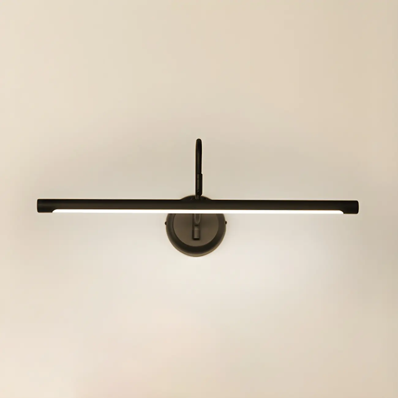 Wall-Mounted Linear Black Bathroom LED Vanity Light