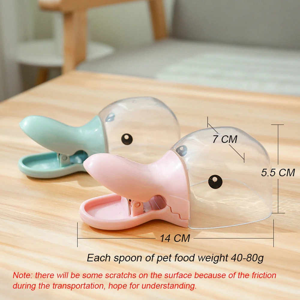 HULIANFU Pet Food Spoon for Cat Dog Bowls Multi-Function Bowl for Cats/Puppies/Small Dogs Scoop for Cat Food Dog Food Water Bowl Fountain - Deanwangkt
