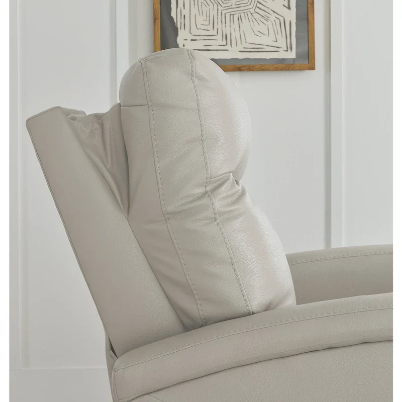 Signature Design by Ashley Ryversans Power Recliner with Adjustable Headrest