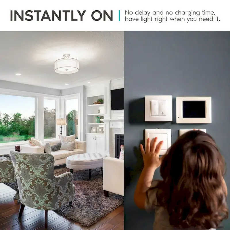 Luxrite A19 LED Light Bulb 60W Equivalent, Dimmable, 800 Lumens, Enclosed Fixture Rated, Energy Star, E26 Base (48 Pack)