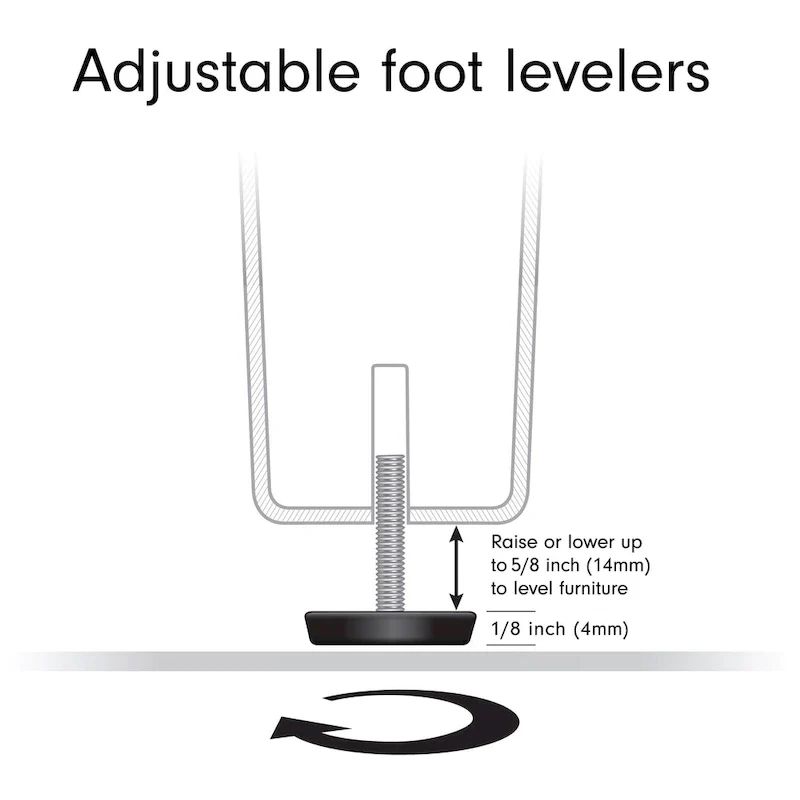 Hera 20 Wide Square Side Table with Clear Shelf