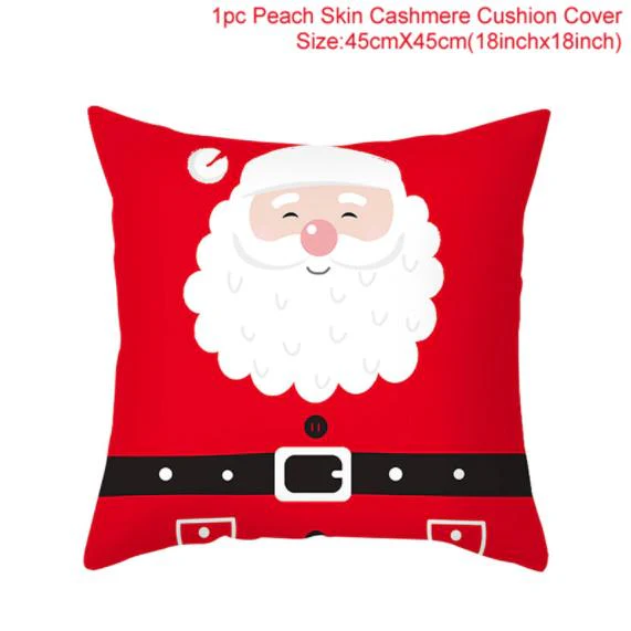 HULIANFU Santa pillowcase Happy New Year 2026  Xmas Gifts  Christmas Decor For Home Merry Christmas Ornament Navidad Natal Xmas Gifts - Deanwangkt