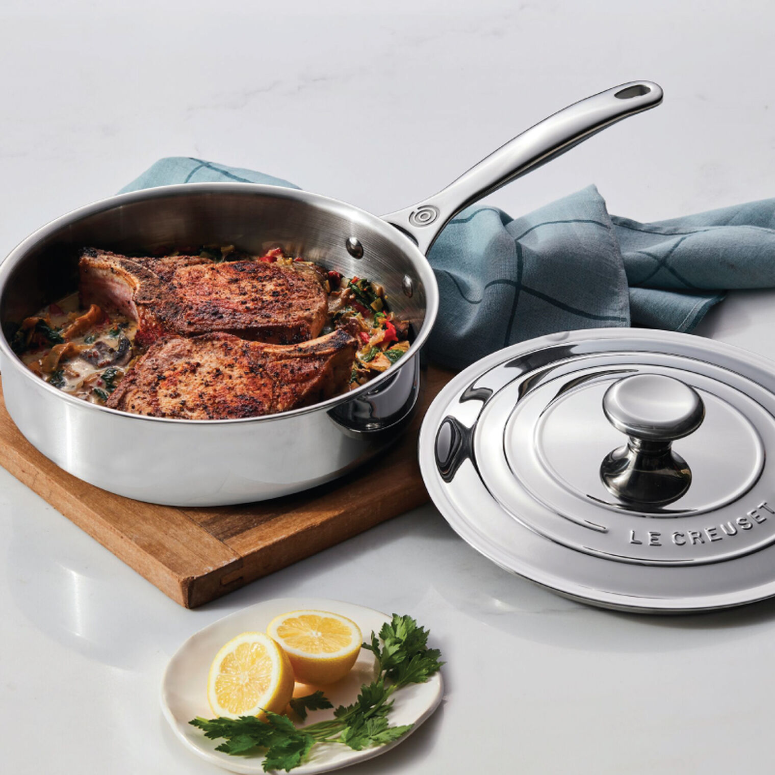 Signature Stainless Steel Sauté Pan