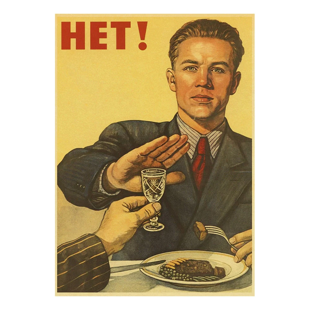 HULIANFU Soviet USSR CCCP Posters Celebrity Stalin Retro Kraft Paper Sticker Vintage Room Home Bar Cafe Decor Aesthetic Art Wall Painting - Deanwangkt