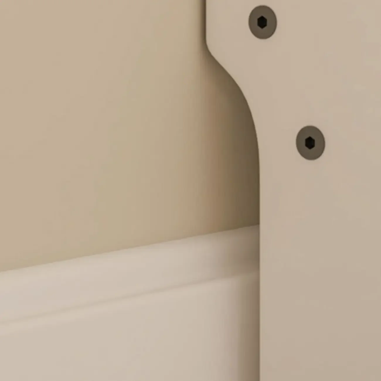 Tall Modern White Wooden Open Vertical Bookcase