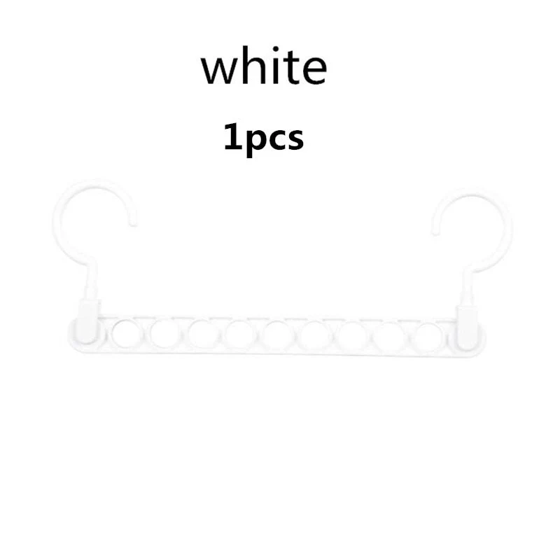 HULIANFU Magic 9-hole Support Circle Clothes Hanger Clothes Drying Rack Multifunction Plastic clothes rack Home Storage Hangers - Deanwangkt