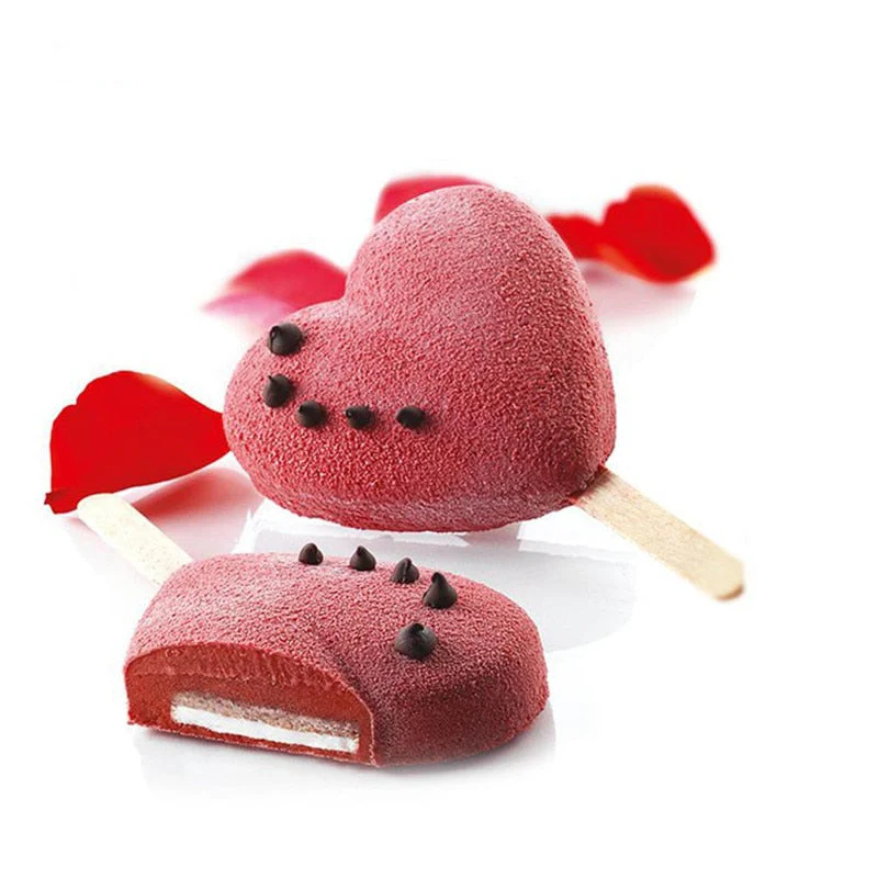HULIANFU Silicone Ice Cream Mold Magnum Silicone Mold DIY Fruit Juice Ice Pop Cube Maker Ice Tray kitchen Baking Accessorie Popsicle Mold - Deanwangkt