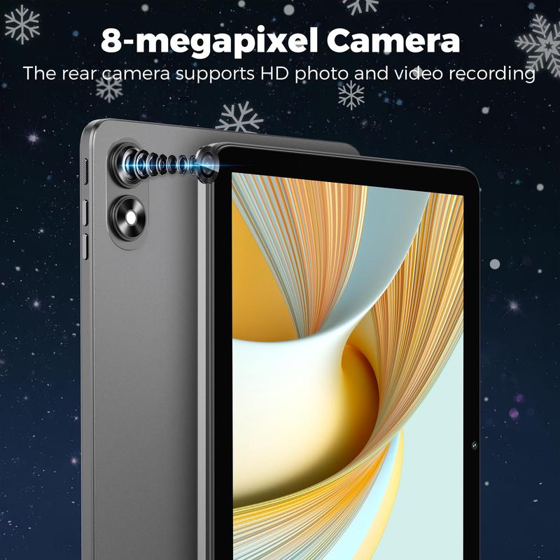 (FREE SIM CARD) FOXXD Unlocked Android 15 C10pro All-in-One Smart Tablet with PHONE function – 10.1′′ HD Display, 8MP Camera, 4GB+64GB expandable memory up to 1TB, MediaTek Quad-Core, 5000mAh Battery Bluetooth Device