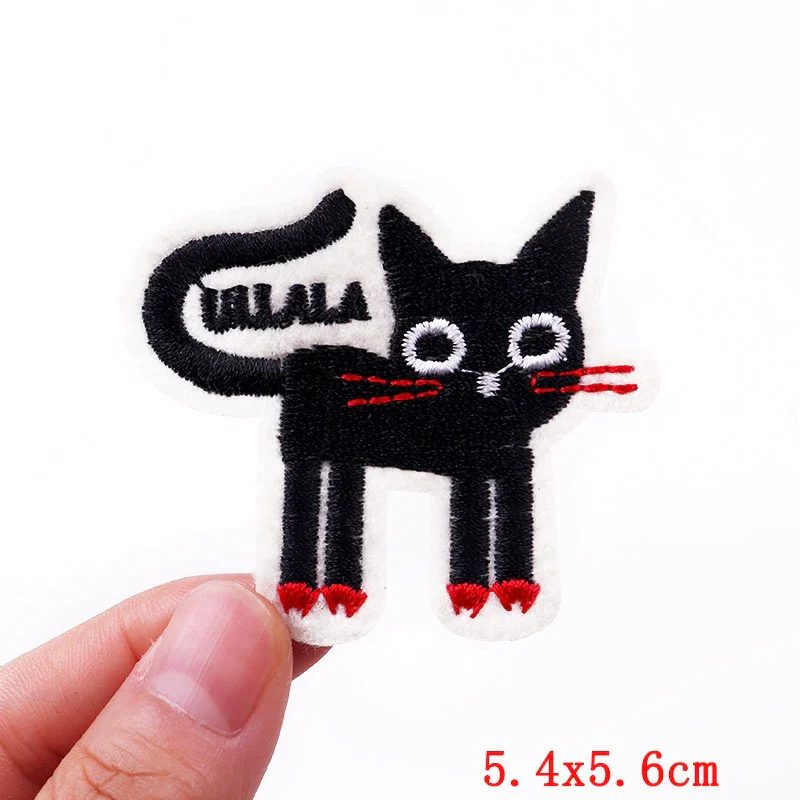 HULIANFU Mushroom Applique Embroidered Patches On Kids Clothes DIY Iron On Patches Cartoon Patches For Clothing Stickers Animal Badges - Deanwangkt