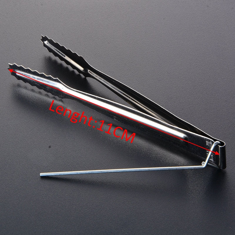 HULIANFU Metal Shisha Hookah Charcoal Tongs Tweezers Tobacco Tongs Water Pipe Sheesha Chicha Narguile Charcoal Tongs Shisha Hookah Tool - Deanwangkt