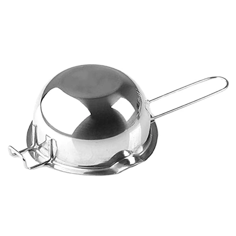 HULIANFU Long Handle Wax Melting Stainless Steel Pot DIY Scented Candle Soap Chocolate Butter Handmade Soap Tool Non-stick Easy Cleaning - Deanwangkt