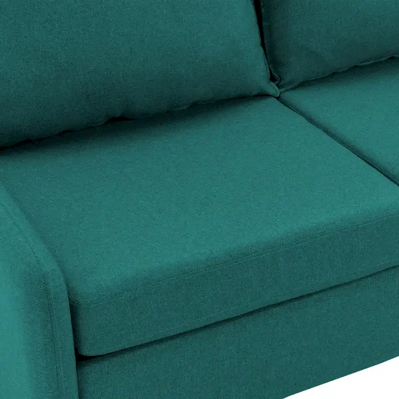 Living Room Loveseat Linen Sofa