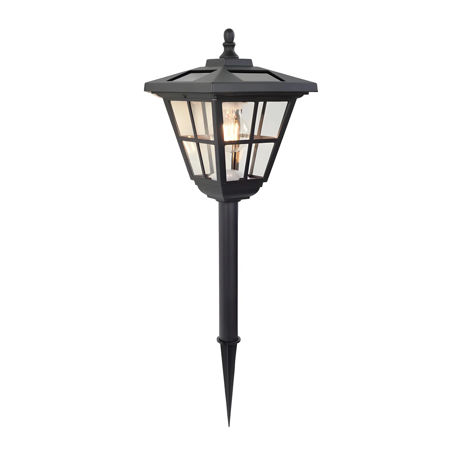 Classic Trapezoid Pane Solar Landscape Lighting
