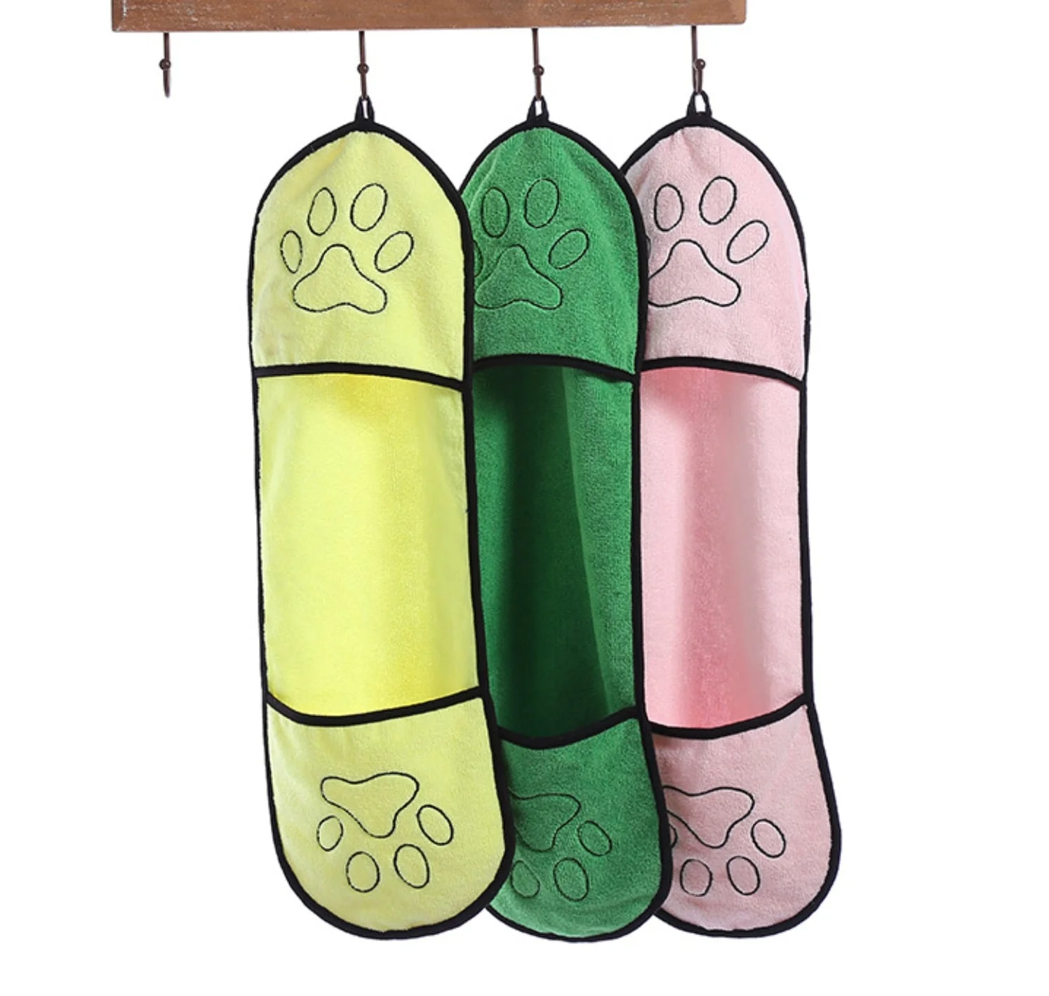 HULIANFU Pet Dog Towel Super Absorbent Dog Bathrobe Bath Towels Quick-Drying Cat Puppy Small Large Dogs Bath Towel ThickTowel Pet Towel - Deanwangkt