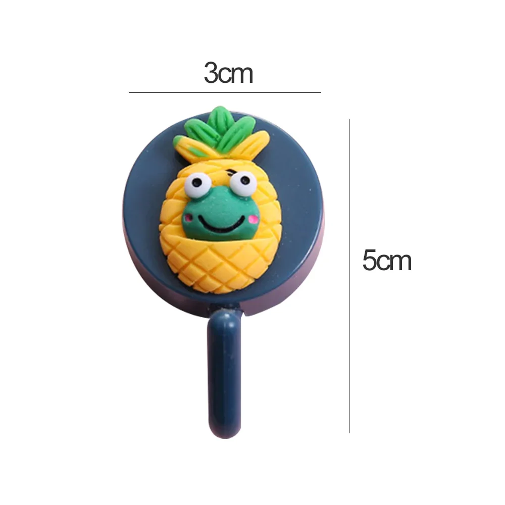 HULIANFU New Cute Animal Wall Hook for Key Holder Coat Towel Hanging Plastic Mask Holder Bathroom Organizer Wall Decor Home Accessories - Deanwangkt