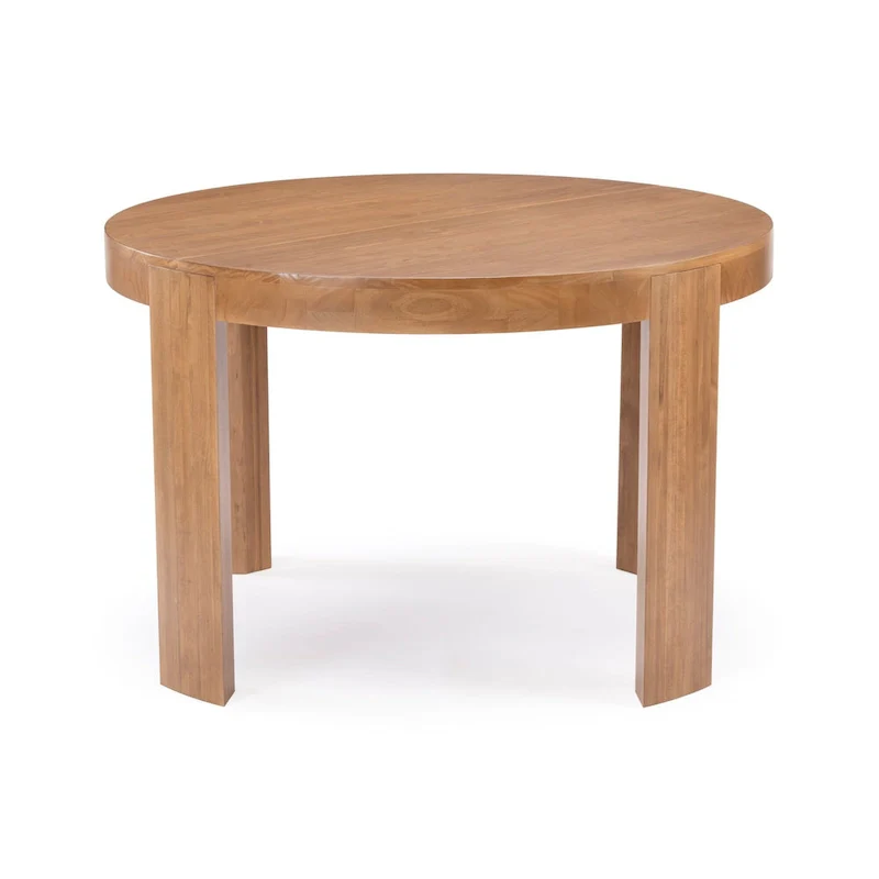 Contour Solid Wood Round Dining Table - 47