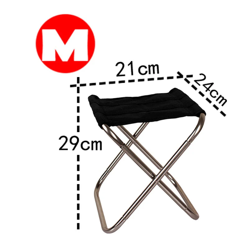 HULIANFU Ultralight Folding Chair Picnic Camping Chair Travel Foldable Aluminium Durable Portable Fishing Seat Outdoor Travel Furniture - Deanwangkt