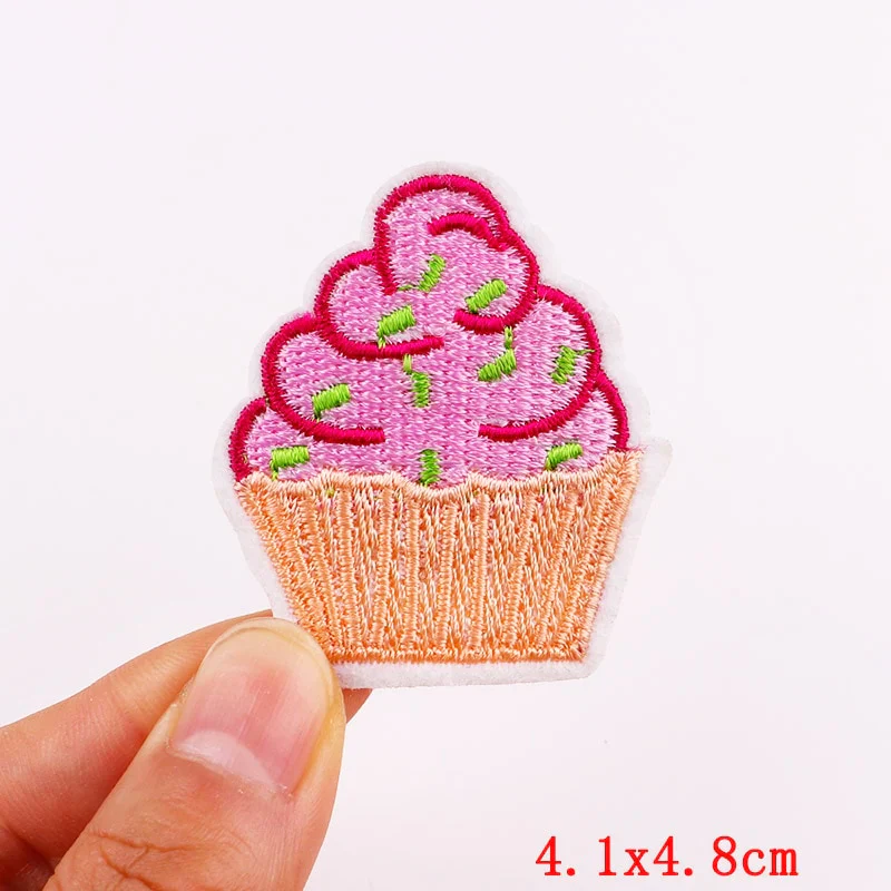 HULIANFU Mushroom Applique Embroidered Patches On Kids Clothes DIY Iron On Patches Cartoon Patches For Clothing Stickers Animal Badges - Deanwangkt