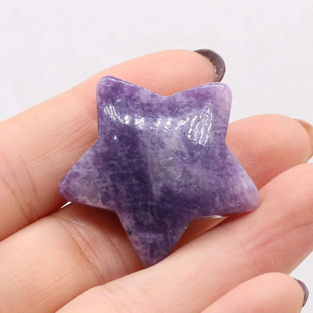 HULIANFU Natural Stone Amethyst Powder Crystal Star Shape Mineral Specimen Gemstone Agate Fish Tank Jewelry Home Decoration Ornaments - Deanwangkt