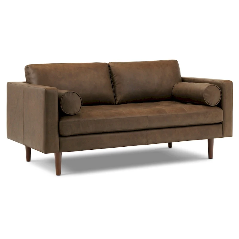 Napa 72 Apartment Sofa - Full Grain Genuine Italian Leather
