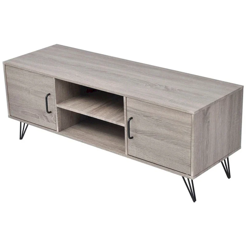vidaXL TV Stand 47.2x15.7x17.7 Gray