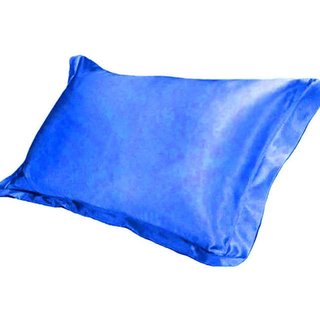 HULIANFU Pure Emulation Silk Satin Pillowcase Comfortable Pillow Cover Pillowcase For Bed Throw Single Pillow Covers - Deanwangkt
