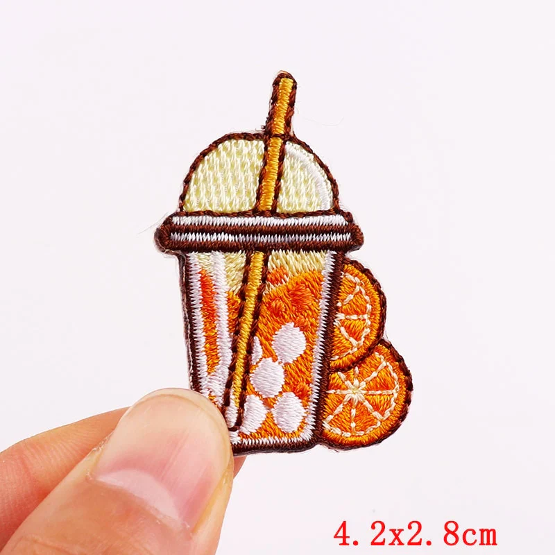 HULIANFU Mushroom Applique Embroidered Patches On Kids Clothes DIY Iron On Patches Cartoon Patches For Clothing Stickers Animal Badges - Deanwangkt