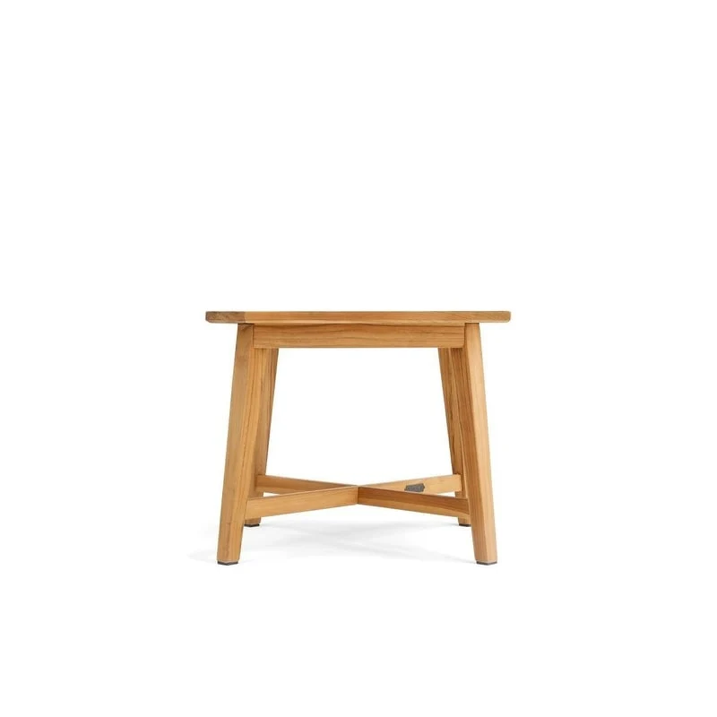 Winston All-Natural Teak Outdoor 24  Square Side Table