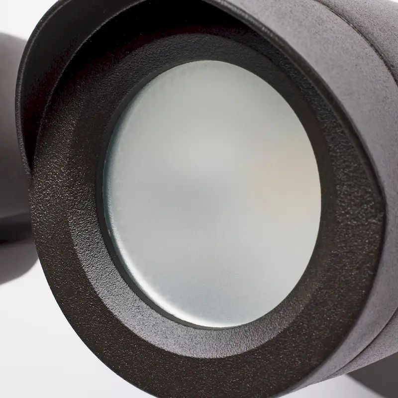 LED Security Light Dual Head Bronze Finish 3000K