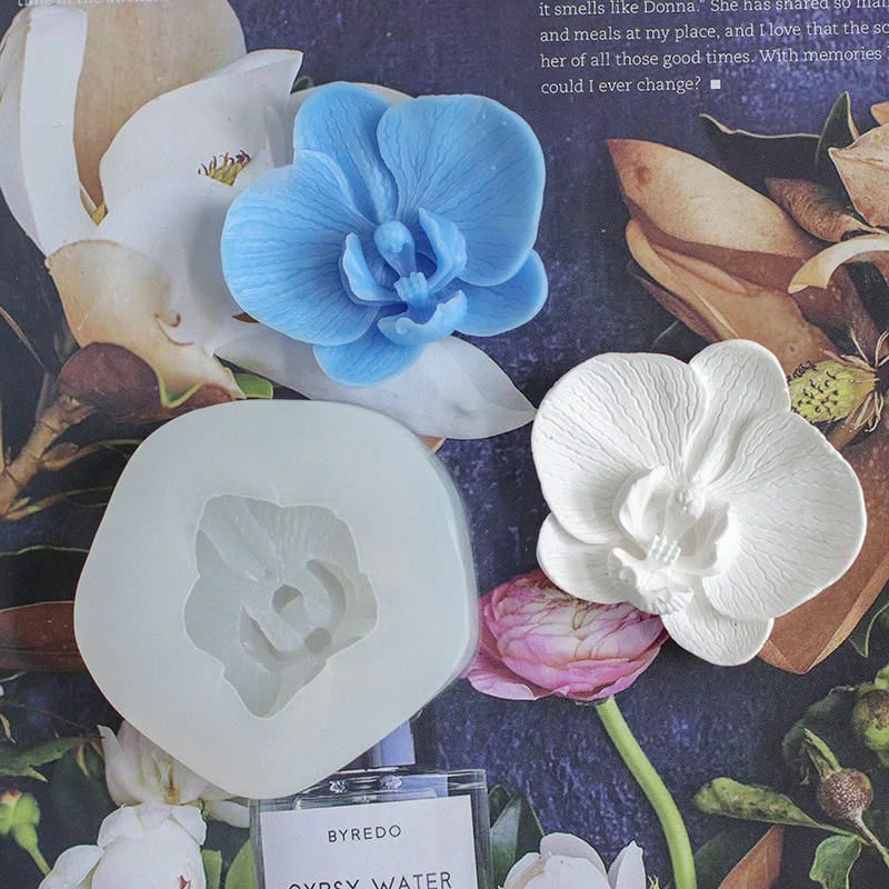 HULIANFU New Rose Shape Silicone 3D Soap Mold Fondant Cake Mold Cupcake Jelly Candle Candy Chocolate Decoration Baking Tool Moulds - Deanwangkt