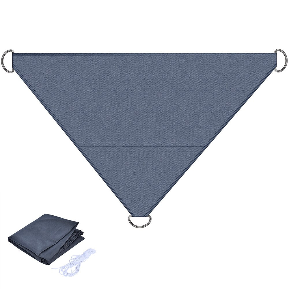HULIANFU Waterproof Sun Shade Polyester Square Rectangle Shade Sail Garden Terrace Canopy Swimming Camping Hiking Yard Sail Awning - Deanwangkt