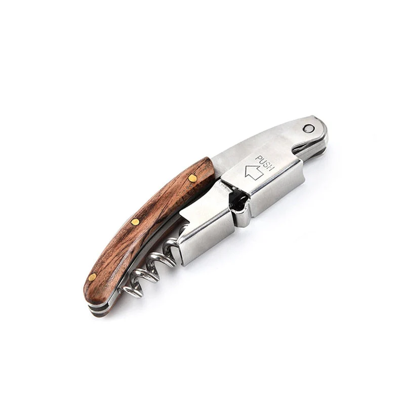 HULIANFU Wine Opener, Professional Waiters Corkscrew, PU Bag, Bottle Opener and Foil Cutter Gift for Wine Lovers - Deanwangkt