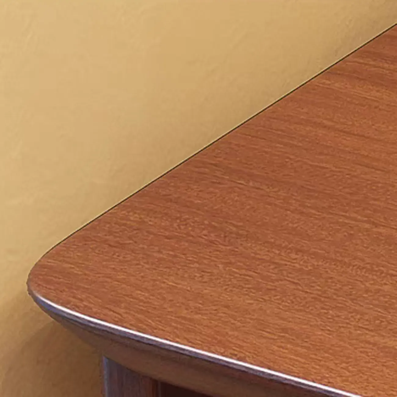 Classic Wooden Nut-Brown Nightstand with Drawer & Shelf