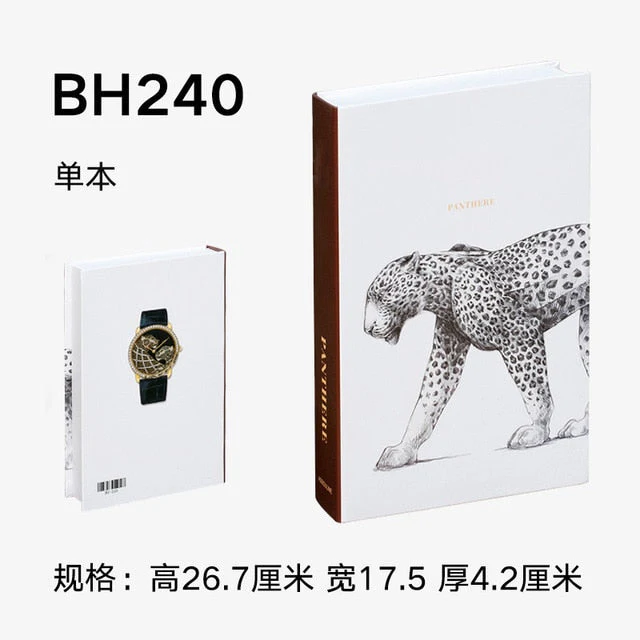 HULIANFU Ins Fashion Fake Books for Decoration Home Decor Coffee Table Book Simulation Prop Book Model Hotel Room Unopenable Box Book - Deanwangkt