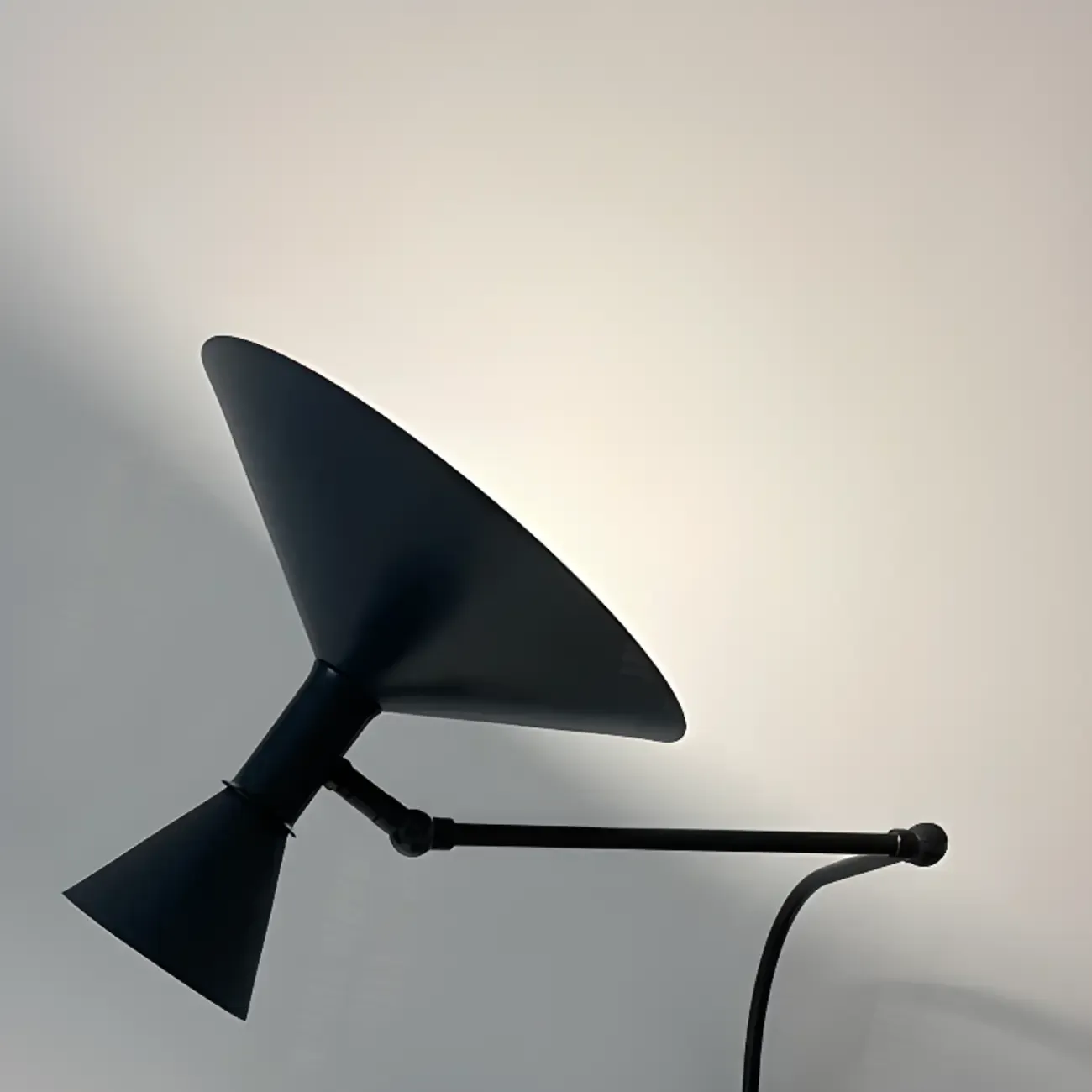 Modern White Plug-In Adjustable Wall Sconce in 2-Light