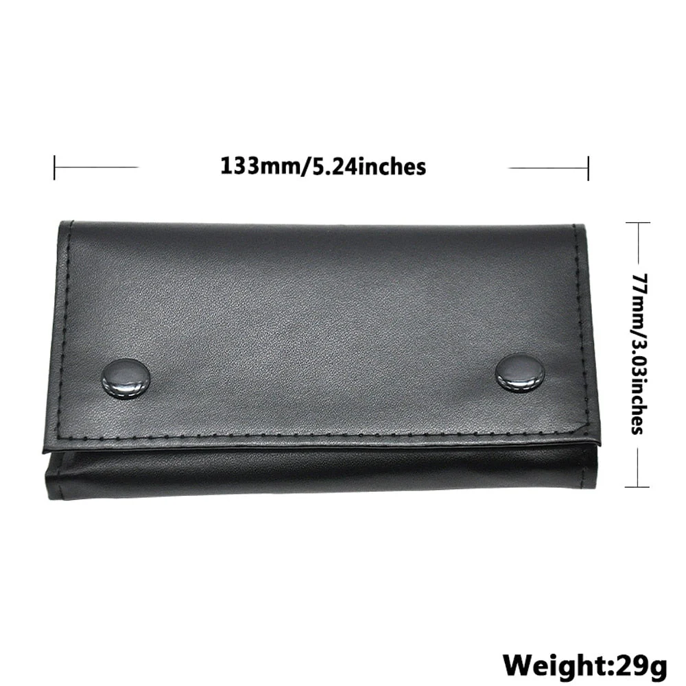 HULIANFU Tobacco Pouch Case Bag PU Leather Pipe Cigarette Holder Smoking Paper Holder Case Wallet Bag Portable Tobacco Storage Bag - Deanwangkt