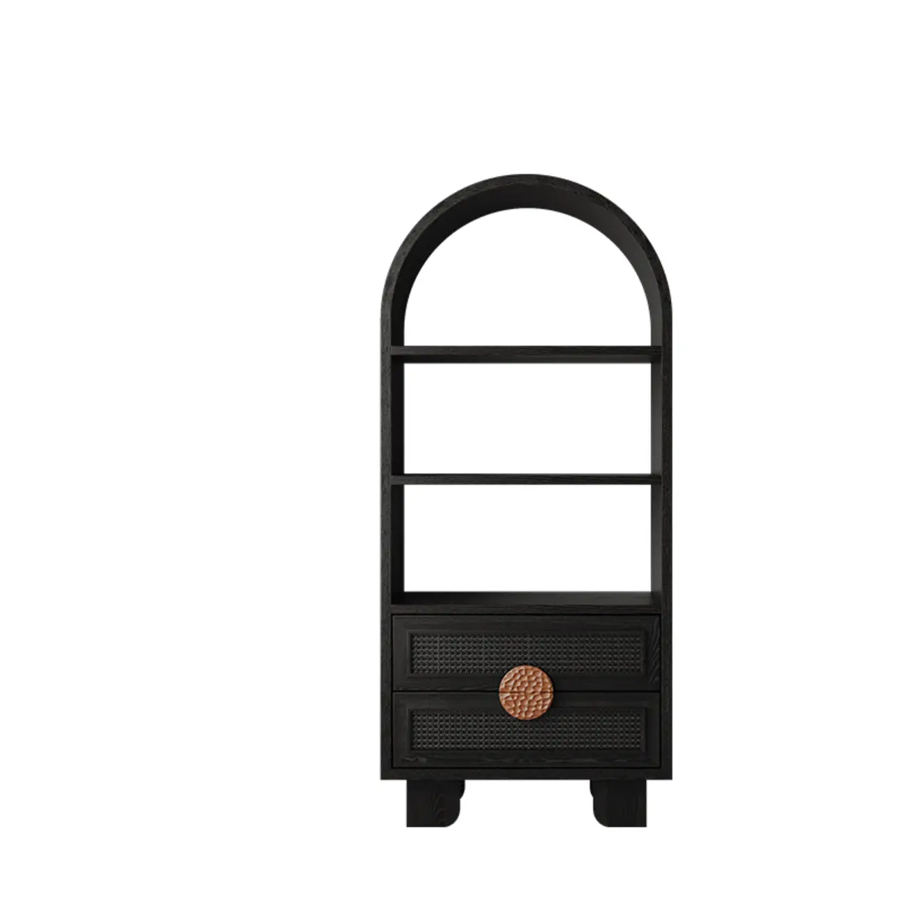 Charcoal Black Casual Storage Sideboard with Drawers